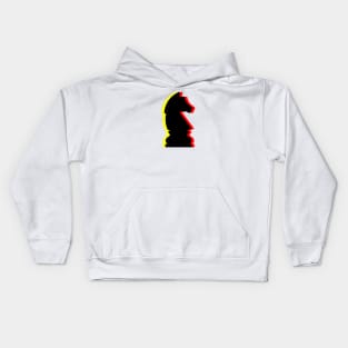 Trippy Knight Piece (Yellow and Red) Kids Hoodie